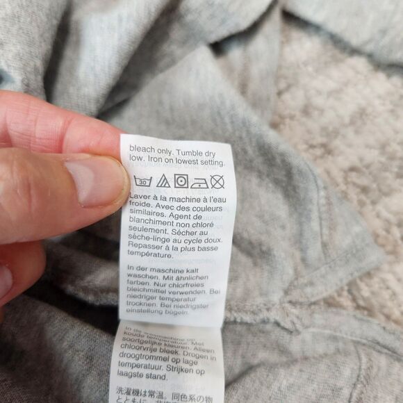 Crewcuts boys long sleeve polo grey holiday plaid collar size 4-5 - Picture 4 of 9